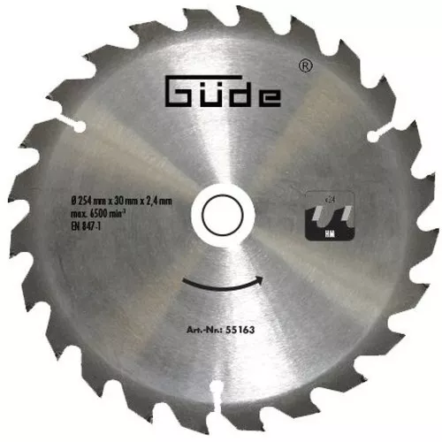 PILOVÝ KOTOUČ 254X30 MM, 24 Z Güde 55163