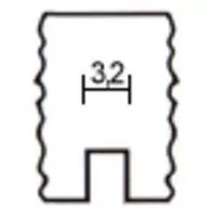 Proxxon Fréza drážkovací Ø 3,2 mm