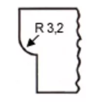 Proxxon Fréza rádiusová R 3,2 mm