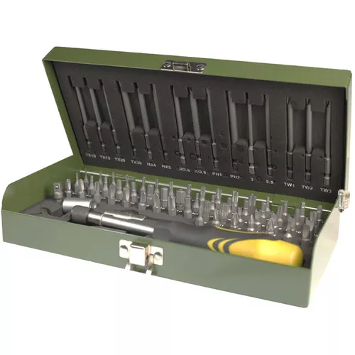 Proxxon Sada bezpečnostních bitů se šroubovákem - 75 dílů