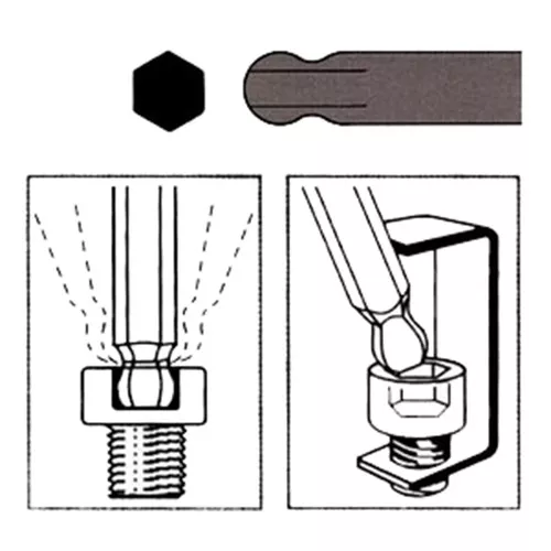 Proxxon Sada Imbus klíčů s kulovou hlavou - 9 dílů