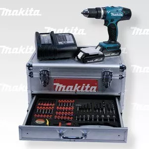 Makita DHP453SYEX Aku příklepový šroubovák s příslušenstvím Li-ion LXT 18V/1,5Ah
