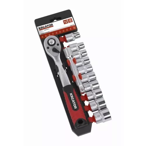 12-ti dílná gola sada 1/2" Kreator KRT500114