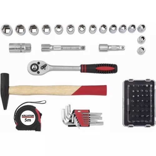 Sada nářadí 109ks v AL kufru Kreator KRT951002