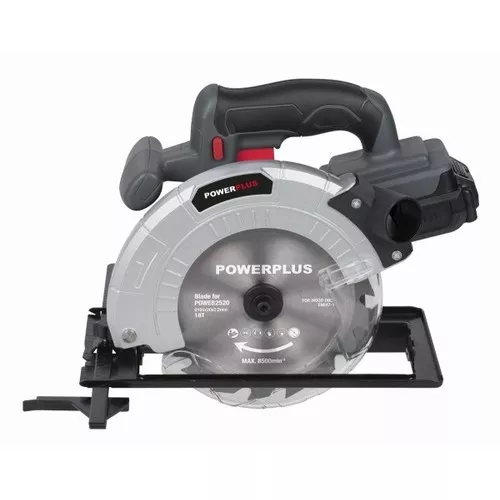 Aku okružní pila 18V 165mm LI-ION (bez baterie) Powerplus POWEB2520