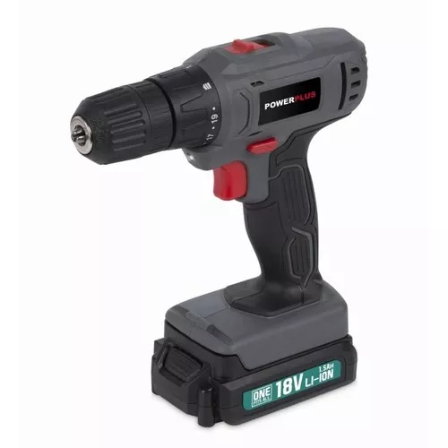 Aku šroubovák / vrtačka 18V LI-ION  plus  153ks příslušenství Powerplus POWESET1