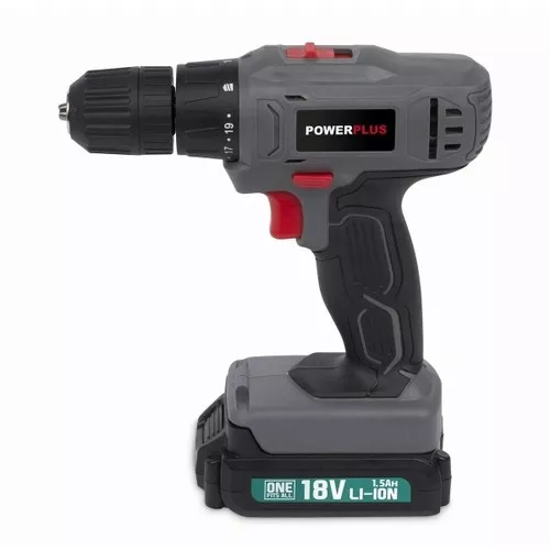 Aku šroubovák / vrtačka 18V LI-ION  plus  153ks příslušenství Powerplus POWESET1