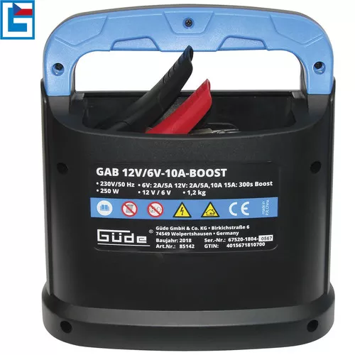 AUTOMATICKÁ NABÍJEČKA BATERIÍ GAB 12V/6V-10A-BOOST Güde 85142