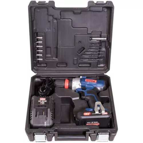 AKUMULÁTOROVÝ VRTACÍ ŠROUBOVÁK BS 18-201-30K II Güde 58526