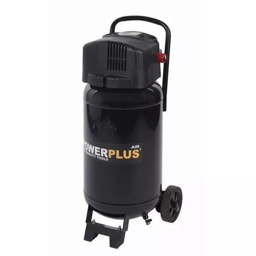 Kompresor 1100W 50L  plus  9 ks přísl. bezolejový Powerplus POWX1751