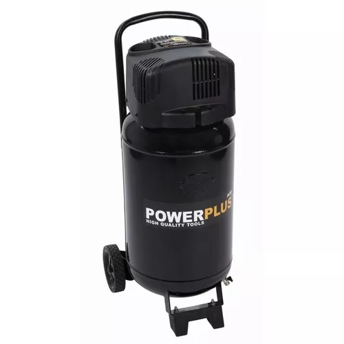 Kompresor 1100W 50L  plus  9 ks přísl. bezolejový Powerplus POWX1751