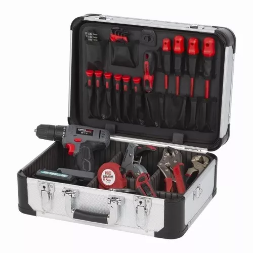 Hliníkový kufr 433x313x163mm stříbrný Kreator KRT640104S