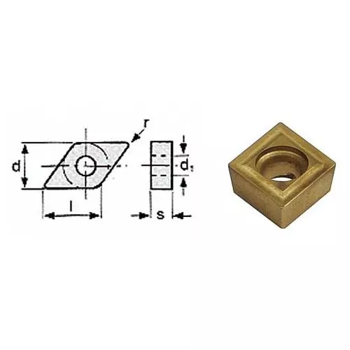 Břitové destičky C/80°, 5 ks 3441164 Optimum
