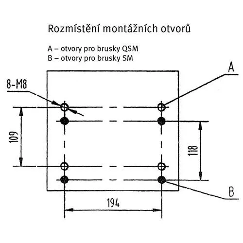 Nástěnný držák pro kotoučové brusky 3107050 Optimum