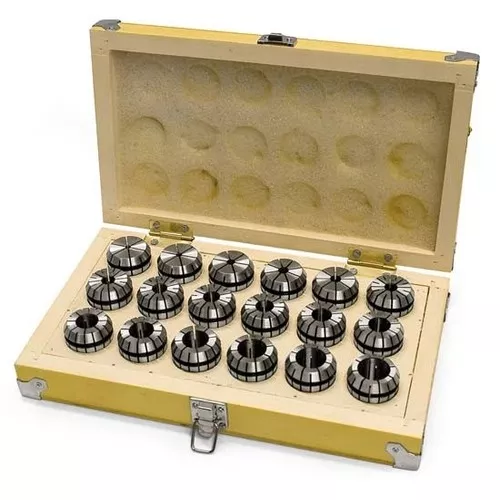 Kleštiny ER32, 3 – 20 mm, sada 18 ks 3441122 Optimum