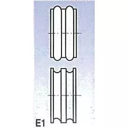 Rolny typ E1 (pro SBM 110-08) 3880121 Metallkraft