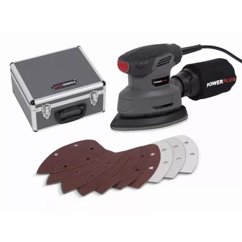 Vibrační mini delta bruska 140 W SET Powerplus POWESET5
