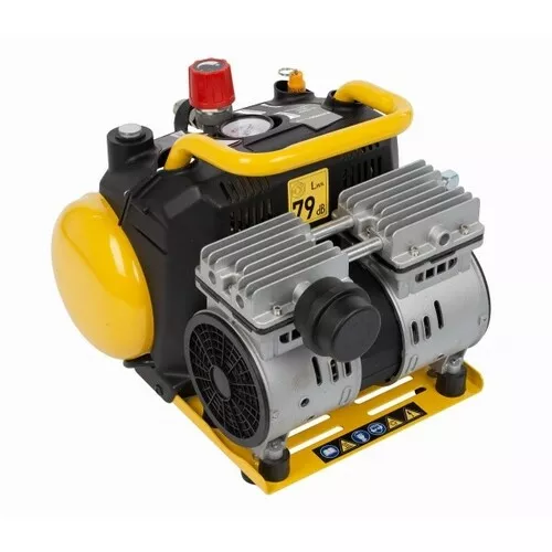 Kompresor SILENT 550W 6L  plus 10ks přísl. Bezolejový Powerplus POWX1724S