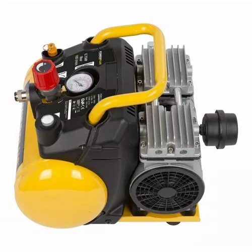 Kompresor SILENT 550W 6L  plus 10ks přísl. Bezolejový Powerplus POWX1724S