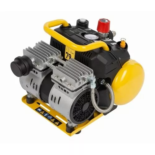 Kompresor SILENT 550W 6L  plus 10ks přísl. Bezolejový Powerplus POWX1724S