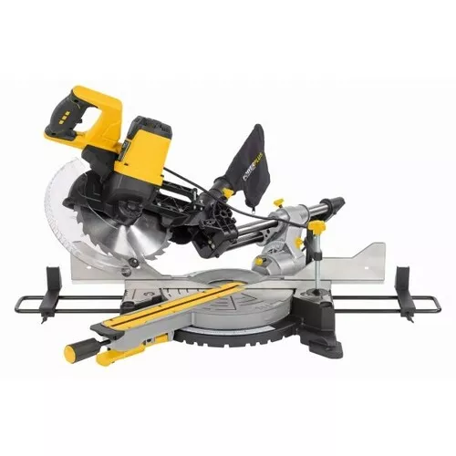 Pokosová pila s potahem a oboustranným náklonem 2 200W / 254mm Powerplus POWX075740DB