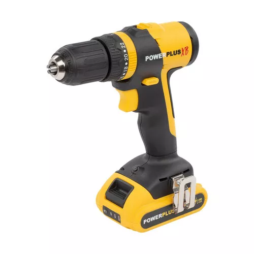 Aku šroubovák / vrtačka s příklepem 20V Powerplus POWXB10060