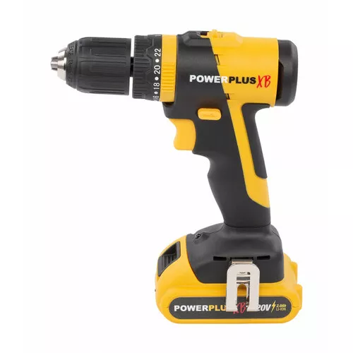 Aku šroubovák / vrtačka s příklepem 20V Powerplus POWXB10060