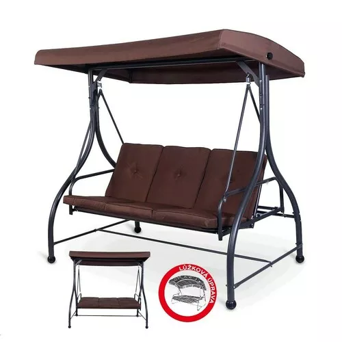 Zahr. houpačka BARCELONA Hnědá VeGA