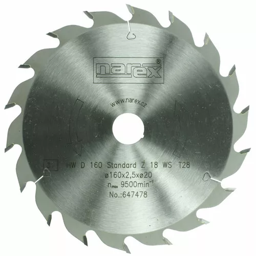 Narex 160×2.2×20 18WZ - Standard 