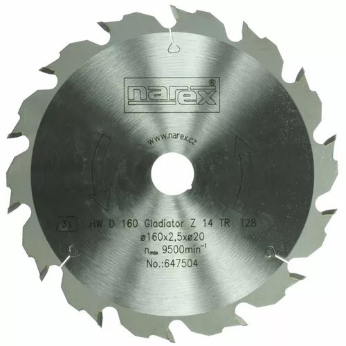 Narex 160×2.2×20 14TR - Gladiator 