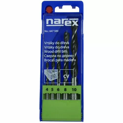 Narex 5-SET WOOD - Sada vrtáků do dřeva 