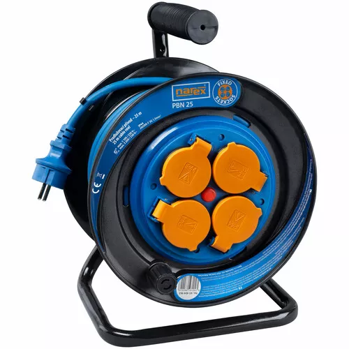 Gumový prodlužovací kabel na bubnu – 25 m PBN 25 NAREX