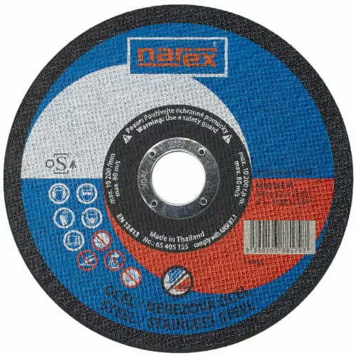 Řezný kotouč 2v1 pro řezání běžné a ušlechtilé oceli SET RK ø 150×1.2×22.2 A 60Q-BFB 41 NAREX