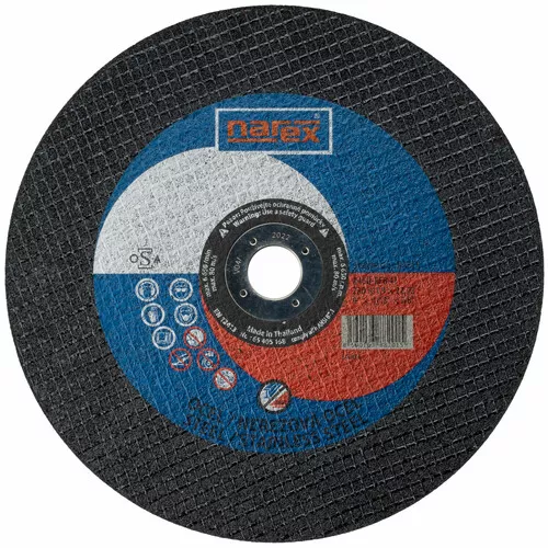 Řezný kotouč 2v1 pro řezání běžné a ušlechtilé oceli RK ø 230×1.9×22.2 A 46Q-BFB 41 NAREX
