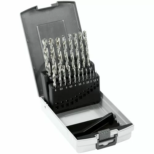 Narex 19-SET CZ002 - Sada vybrušovaných vrtáků do kovu HSS CZ002 