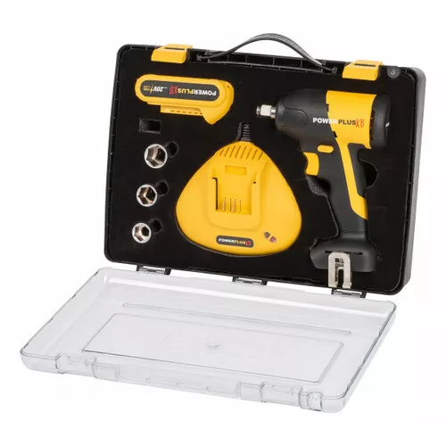 Aku rázový utahovák 1/2" 220Nm 20V Powerplus POWXB30050