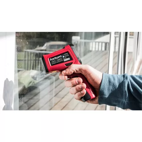 Teploměr bezkontaktní ir průmyslový, se sondou, -50°-800°c FORTUM 4780401