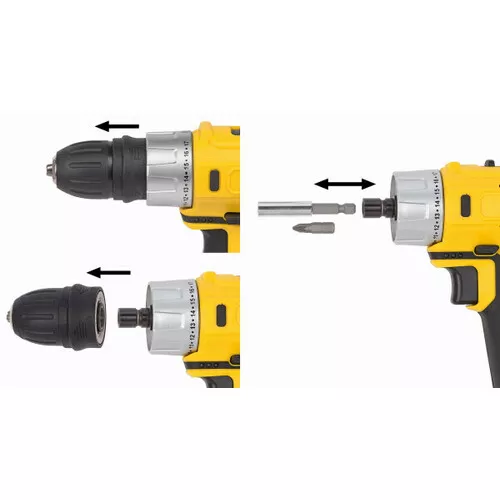 Aku šroubovák / vrtačka 12V LI-ION Powerplus POWX0041LI