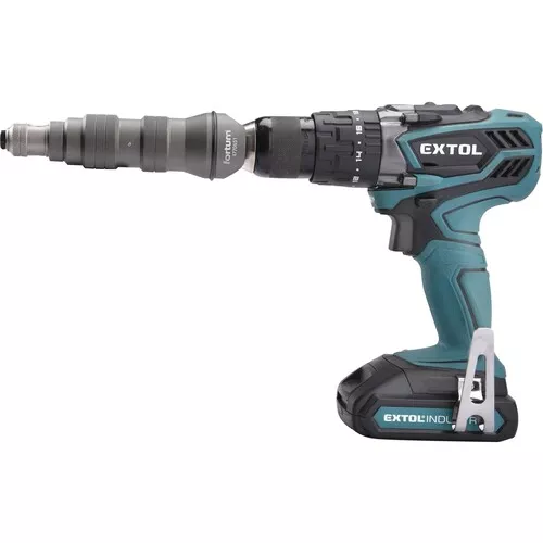 Nástavec nýtovací na vrtačku, pro trhací nýty 2,4-4,8mm, crmov FORTUM 4770651