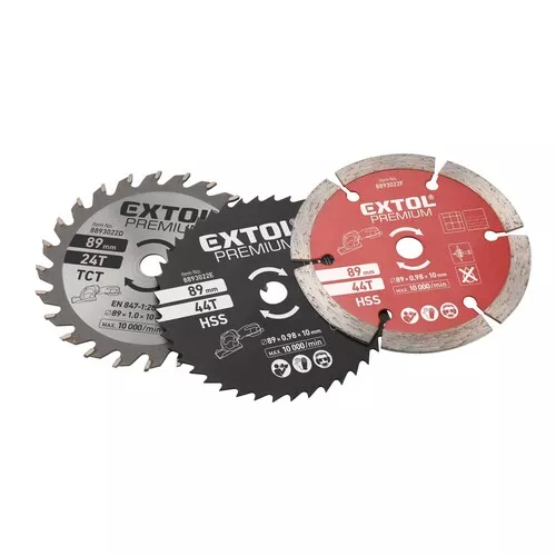 Pila kotoučová/řezačka, zanořovací, 89mm, 705w EXTOL PREMIUM 8893022