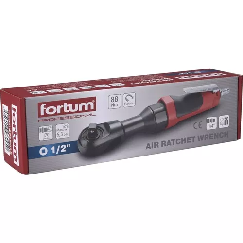 Utahovák ráčnový, 1/2" kompozit, pneu, 88nm FORTUM 4795015
