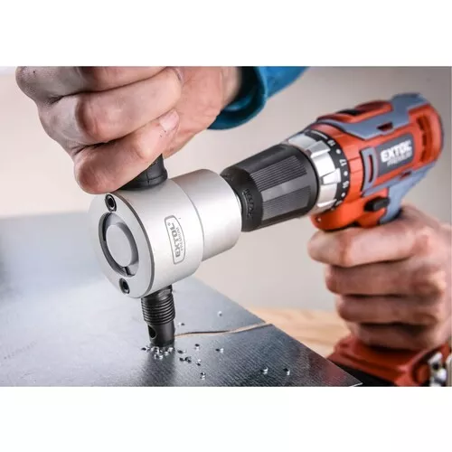 Nástavec na vrtačku k stříhání plechu, oboustranný EXTOL PREMIUM 8813651