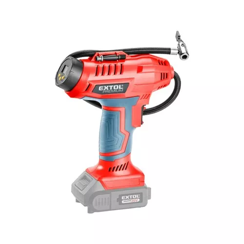 Kompresor domácí aku share20v, 20v li-ion, bez baterie a nabíječky EXTOL PREMIUM 8891875