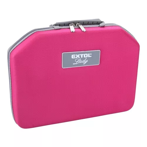 Sada nářadí 47ks, 1/4", crv EXTOL LADY 6590