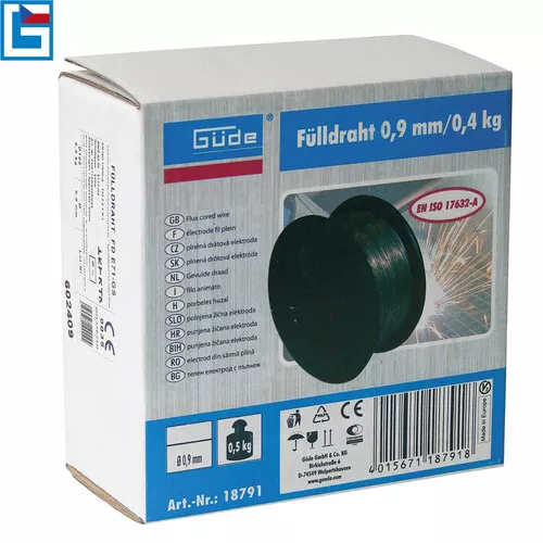 DRÁT SVÁŘ.TRUBIČK. 0,4KG/0,9MM Güde 18791