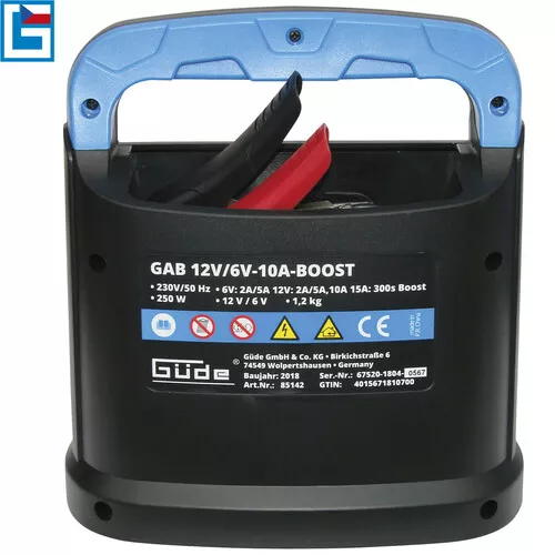 AUTOMATICKÁ NABÍJEČKA BATERIÍ GAB 12V/6V-10A-BOOST Güde 85142