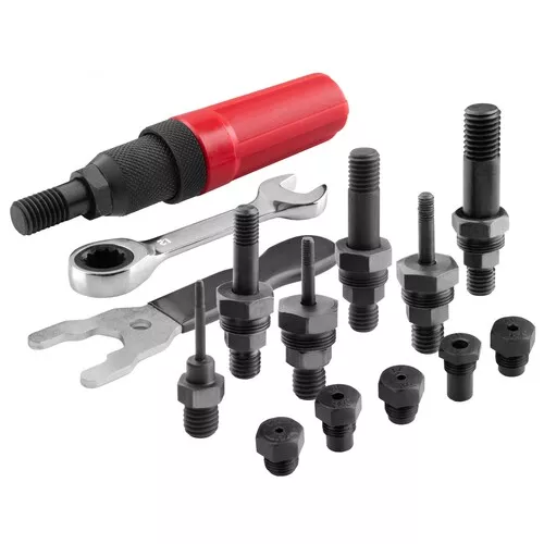 Nástavec nýtovací na vrtačku t-combo, sada pro matice m3-m12 i trh. nýty 2,4-6,4mm, crmov FORTUM 4770667