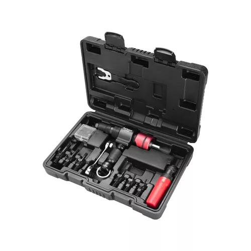 Nástavec nýtovací na vrtačku t-combo, sada pro matice m3-m12 i trh. nýty 2,4-6,4mm, crmov FORTUM 4770667