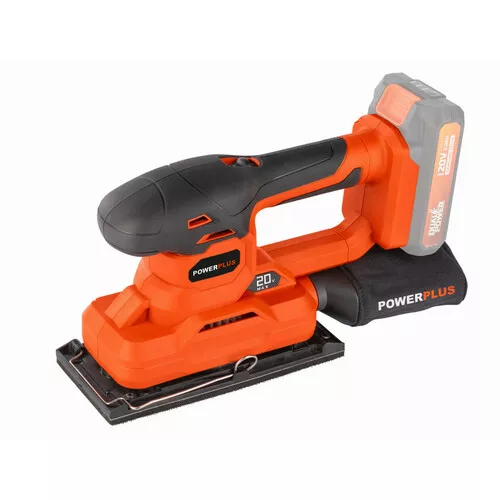 Aku vibrační bruska 20V (bez AKU) Powerplus POWDP50300