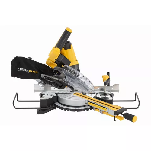 Pokosová pila s potahem a oboustranným náklonem 1 600W / 210mm Powerplus POWX075720DB